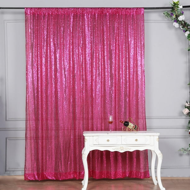 4ft x 7ft Sequin Photography Backdrop Curtain with Non-Transparent Backing for Party Decoration Red Sequin Photography Backdrop 